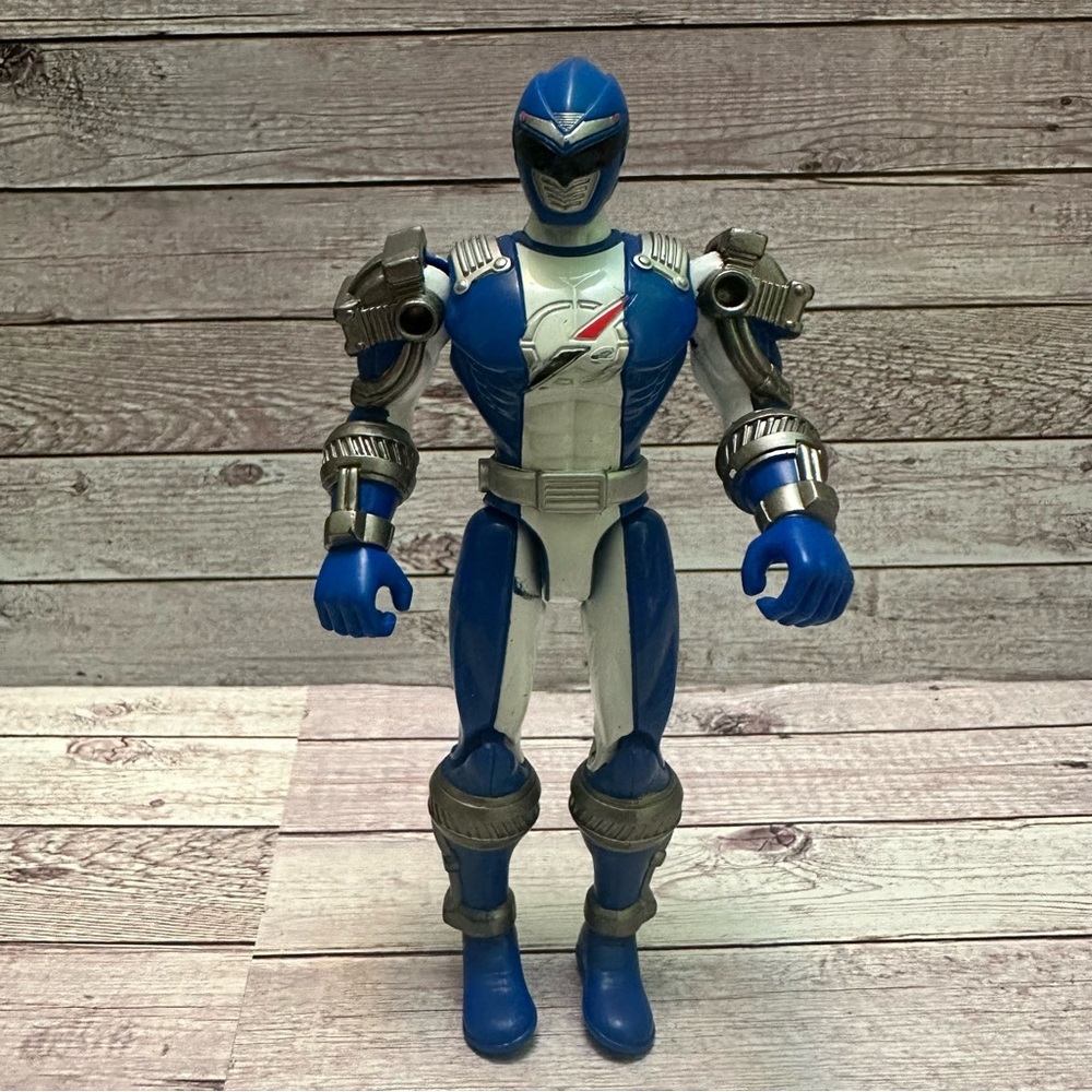 Power Rangers Bandai 2007 Mighty Morphin Silver Action Hero Figure